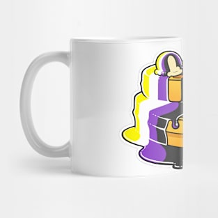 Nonbinary Pride Waffles LGBT Mug